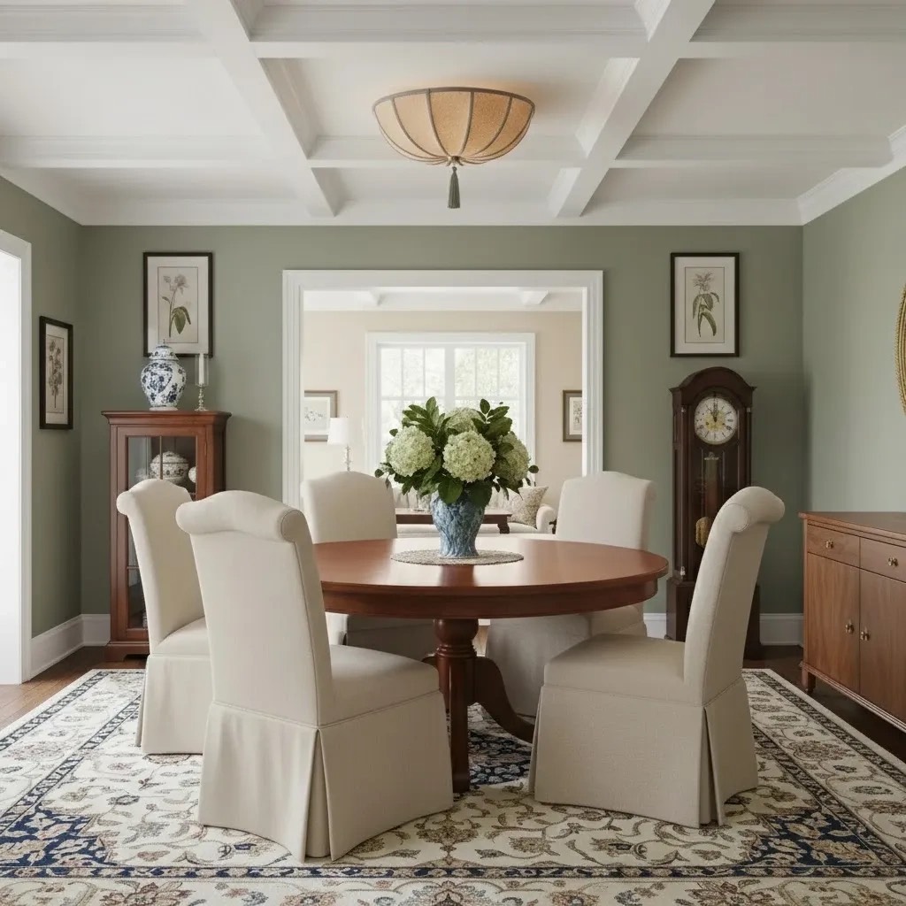 Valoflor ceiling light in a dining room