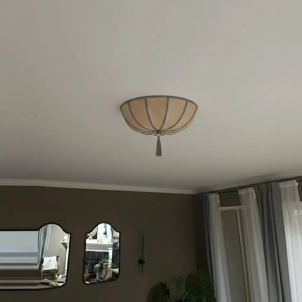 Customer installation of Valoflor ceiling light