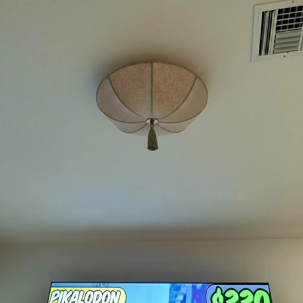 Customer ceiling view with Valoflor light