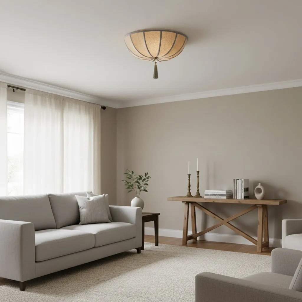 Valoflor ceiling light in a living room