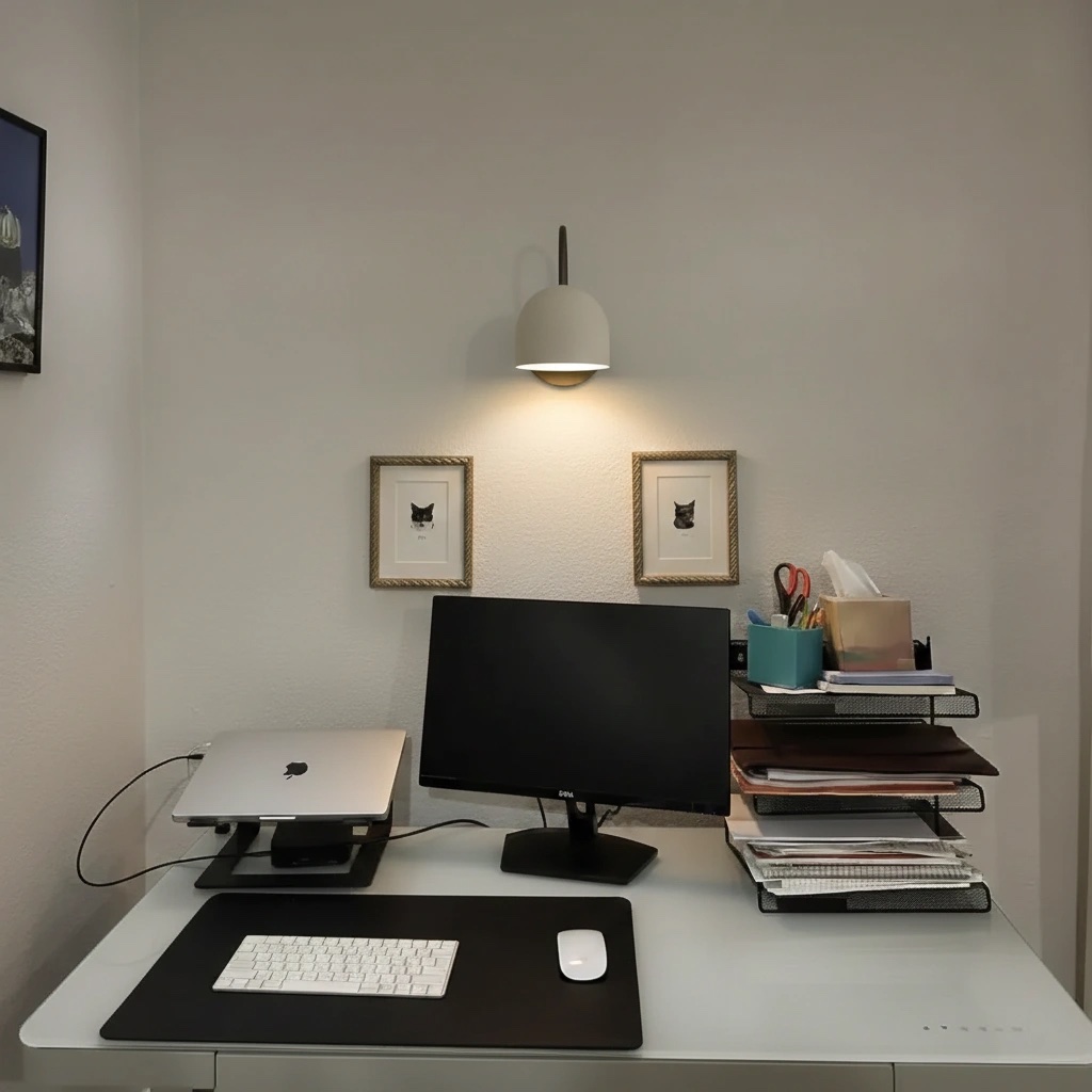 Customer room with Curva wall sconce