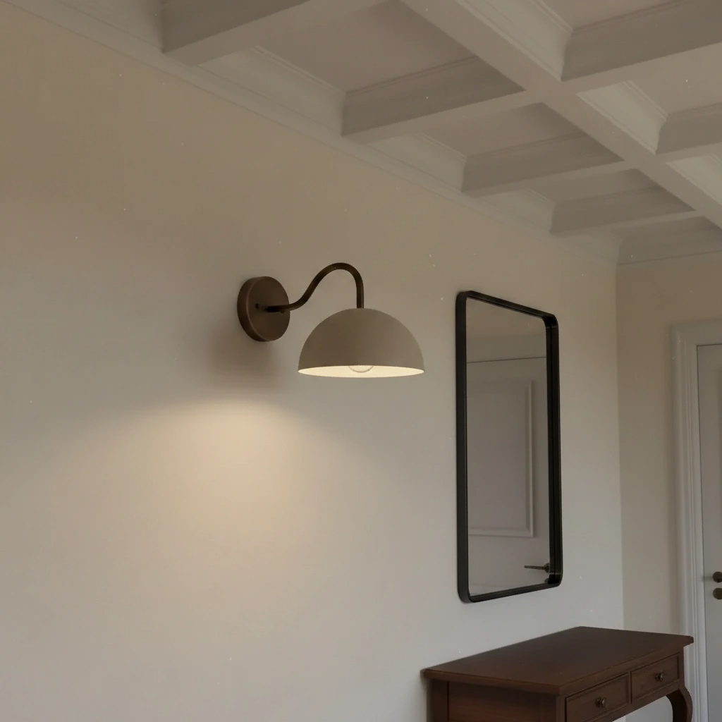 Customer room with Curva wall sconce