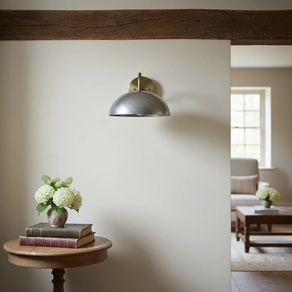 Curva wall sconce room scene