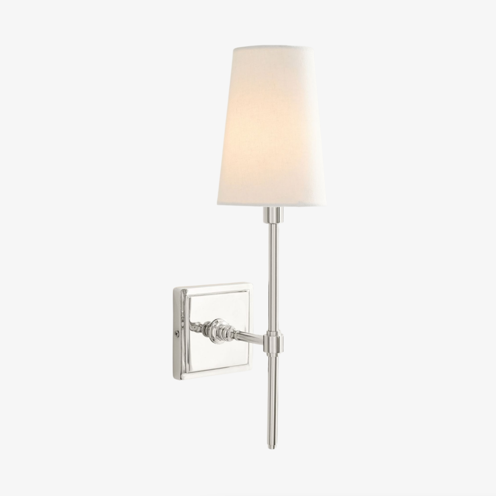 Derlina one-head wall lamp in brass finish
