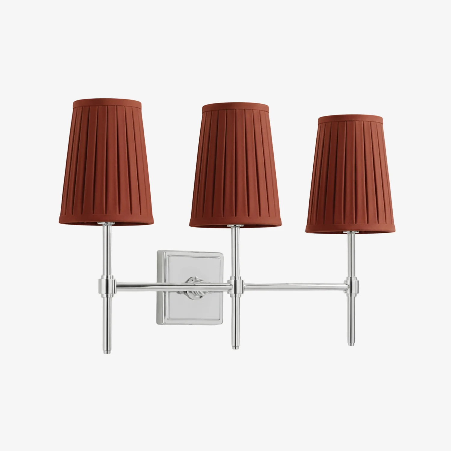 Derlina three-head wall lamp green shade option
