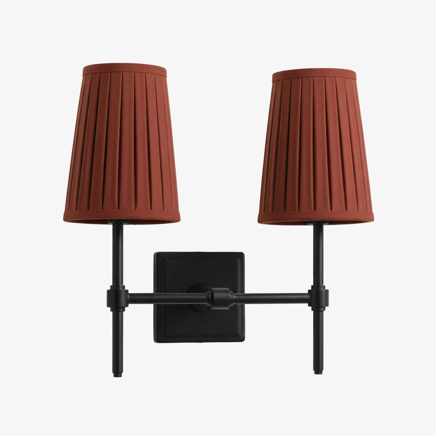 Derlina two-head wall lamp shade combination