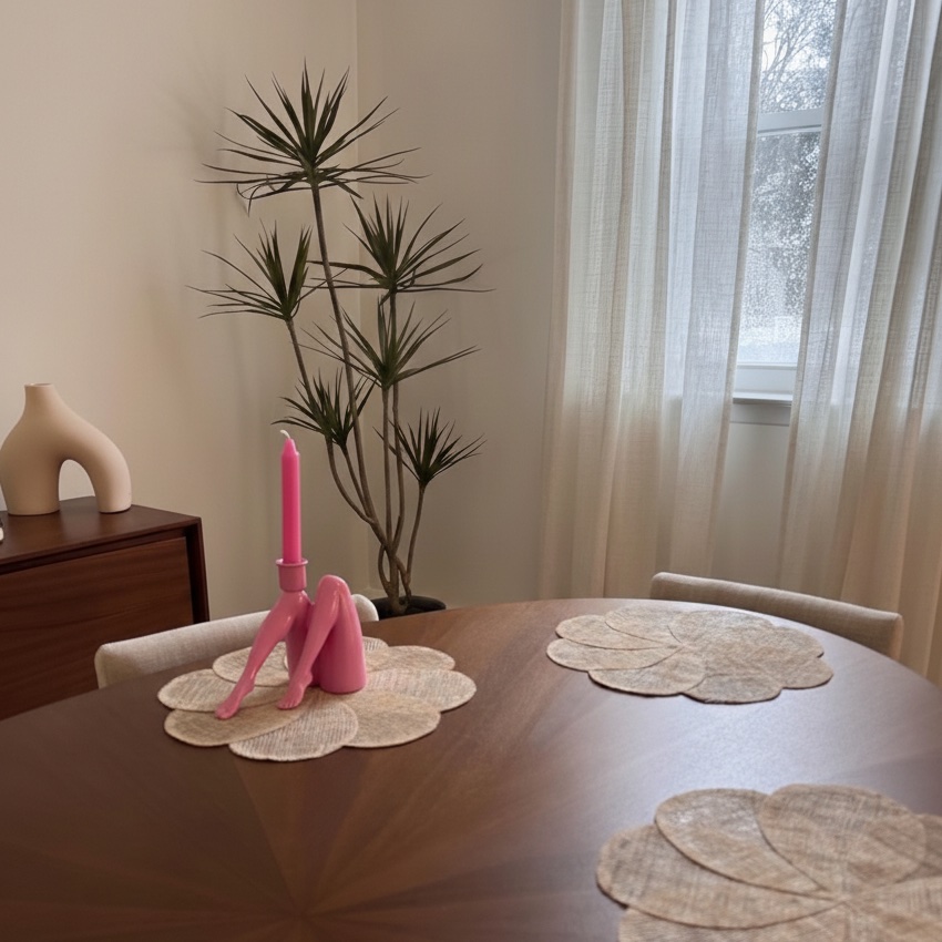 Customer photo of pink Kickra candle holder
