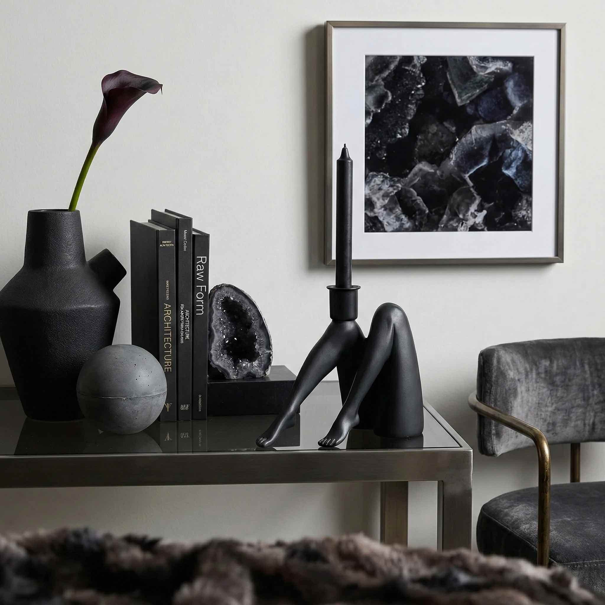 Customer photo of black Kickra candle holder