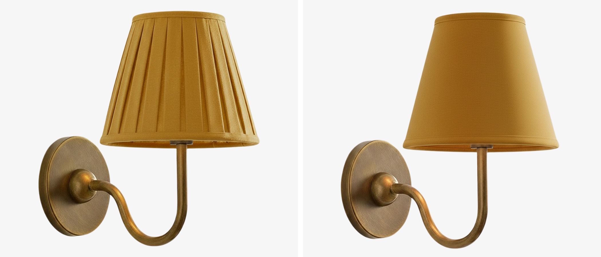 Wall light style options