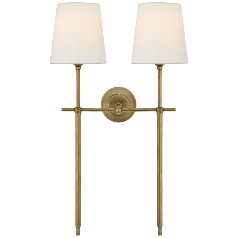 Bryant wall lamp black tall single head option