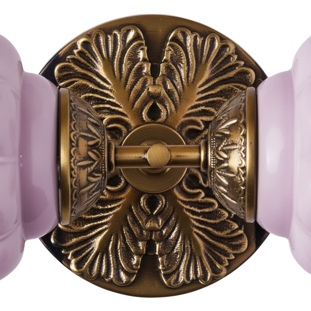 Close-up of Eloise decorative metal backplate