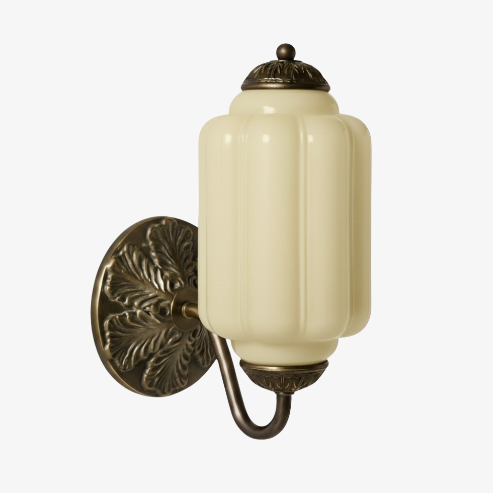 Eloise wall light option in orange glass