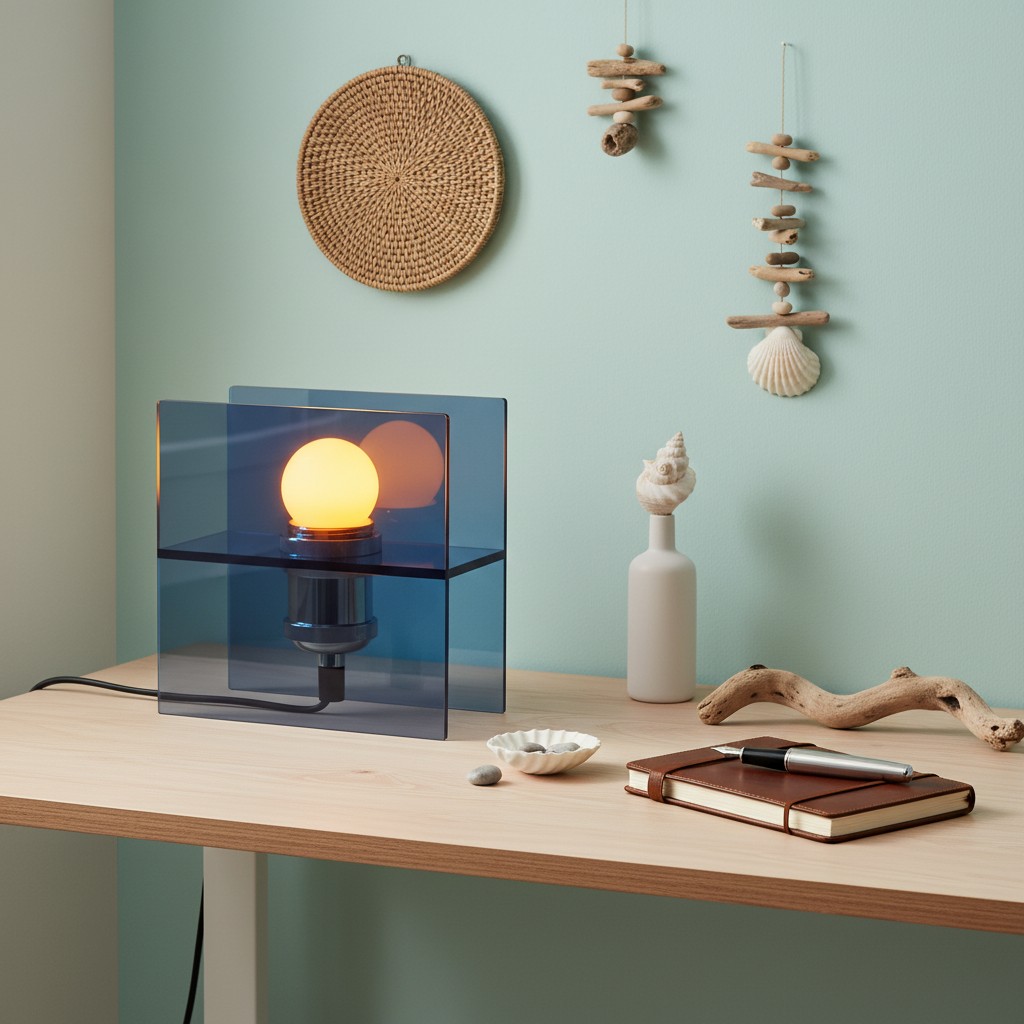 Decorative desk scene for purchase notes