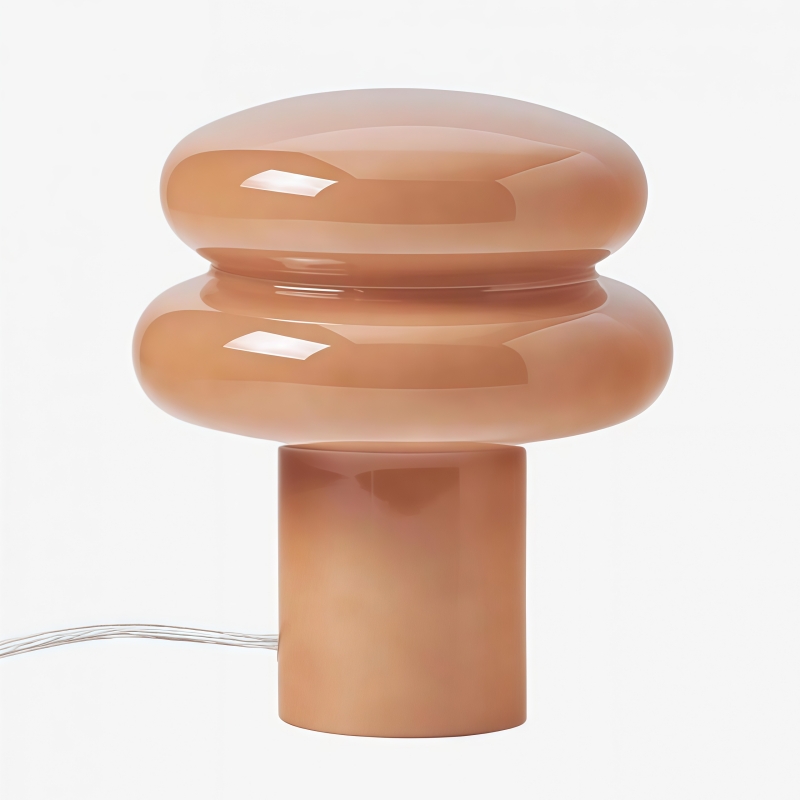 Dusky pink opal lamp color option