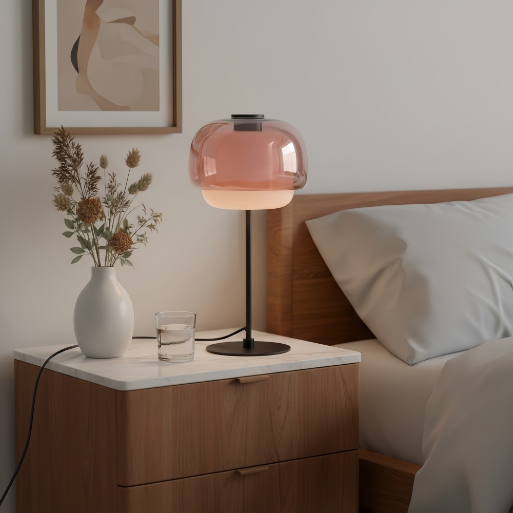 Clinco table lamp on a bedside table