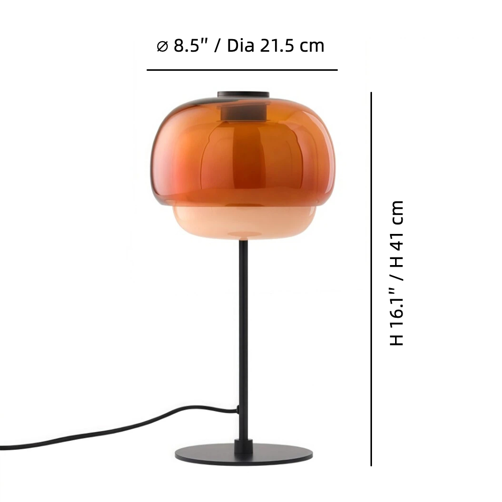 Clinco table lamp size diagram