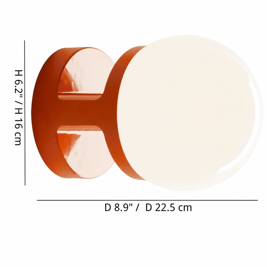 Nebulon wall light dimension diagram