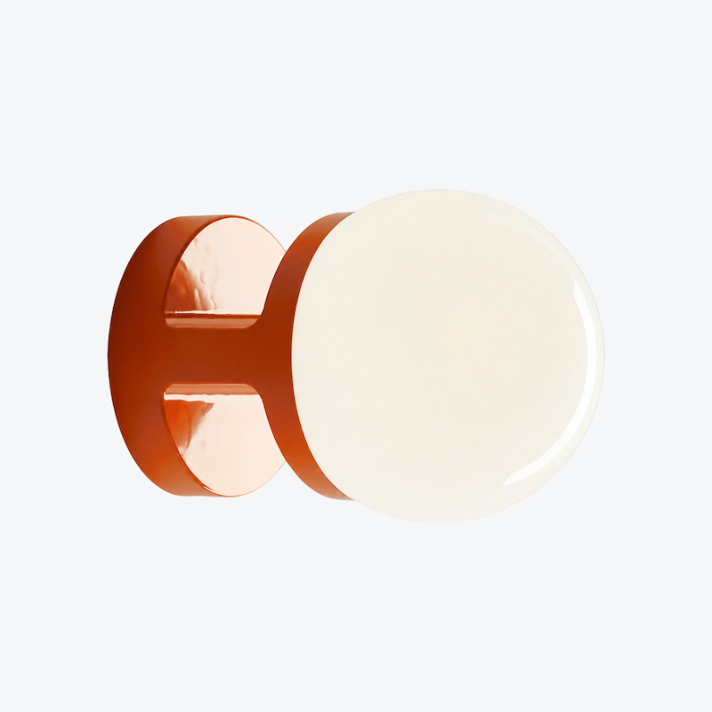 Nebulon ceramic wall light yellow finish option
