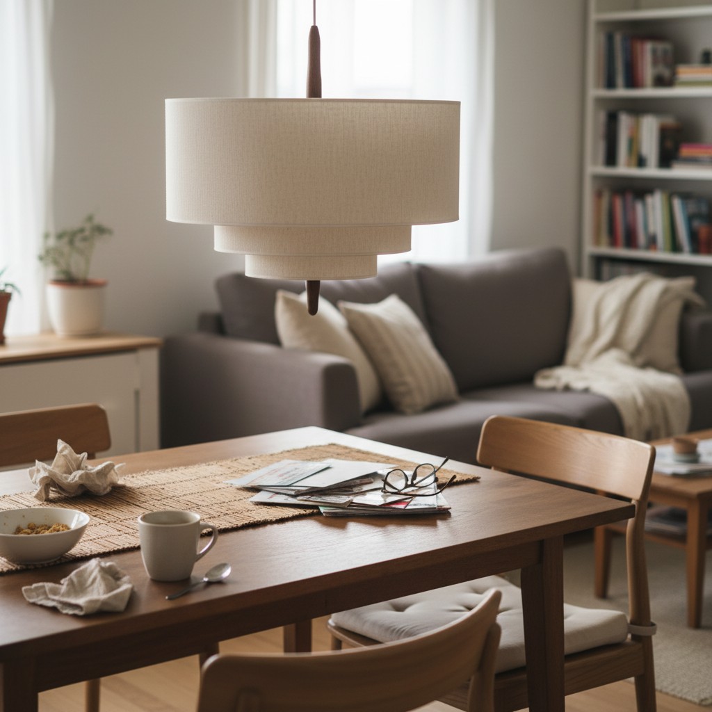 Softlume pendant lamp customer dining area photo