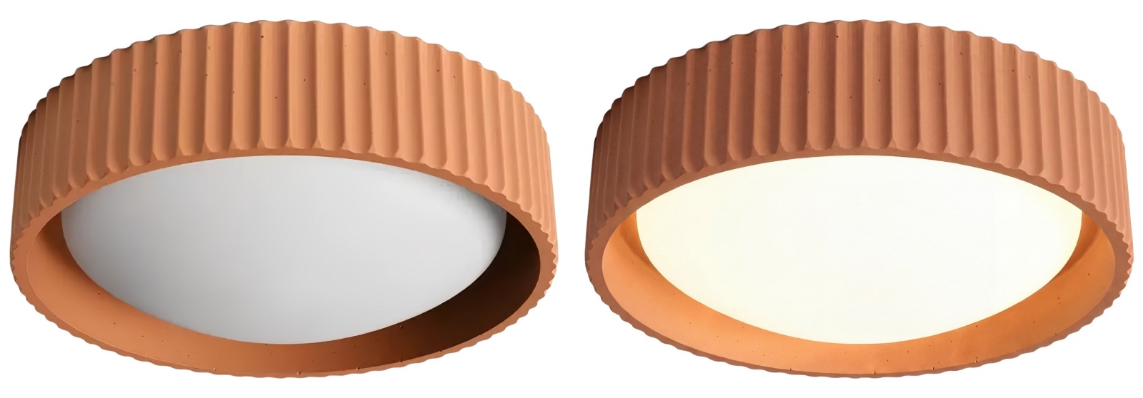 Acrion warm light and off light comparison