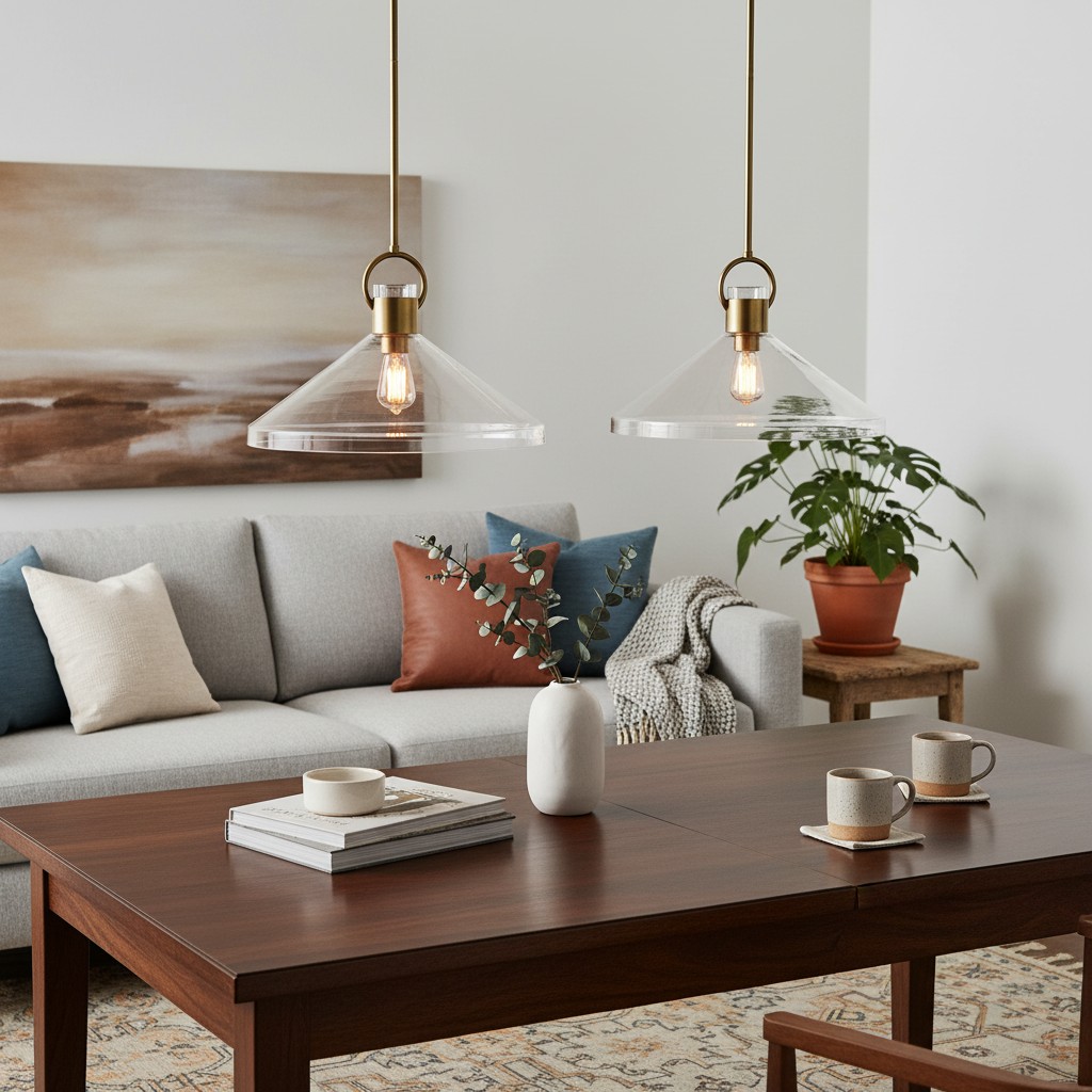 Orvessa pendant lights in a lounge setting