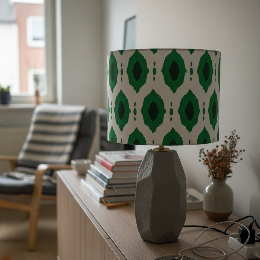 Customer room scene with Arivane table lamp