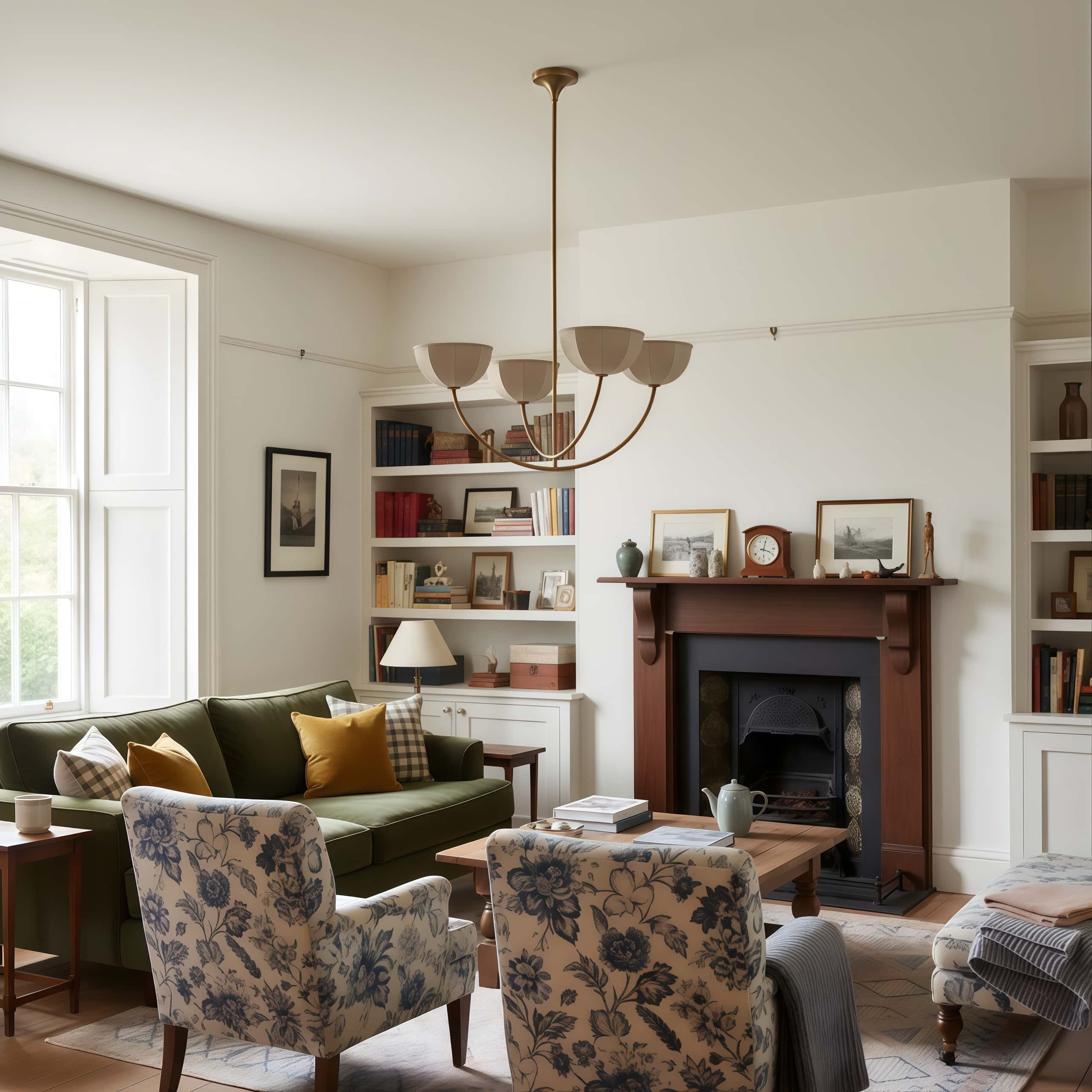 Loomis chandelier in a lounge setting