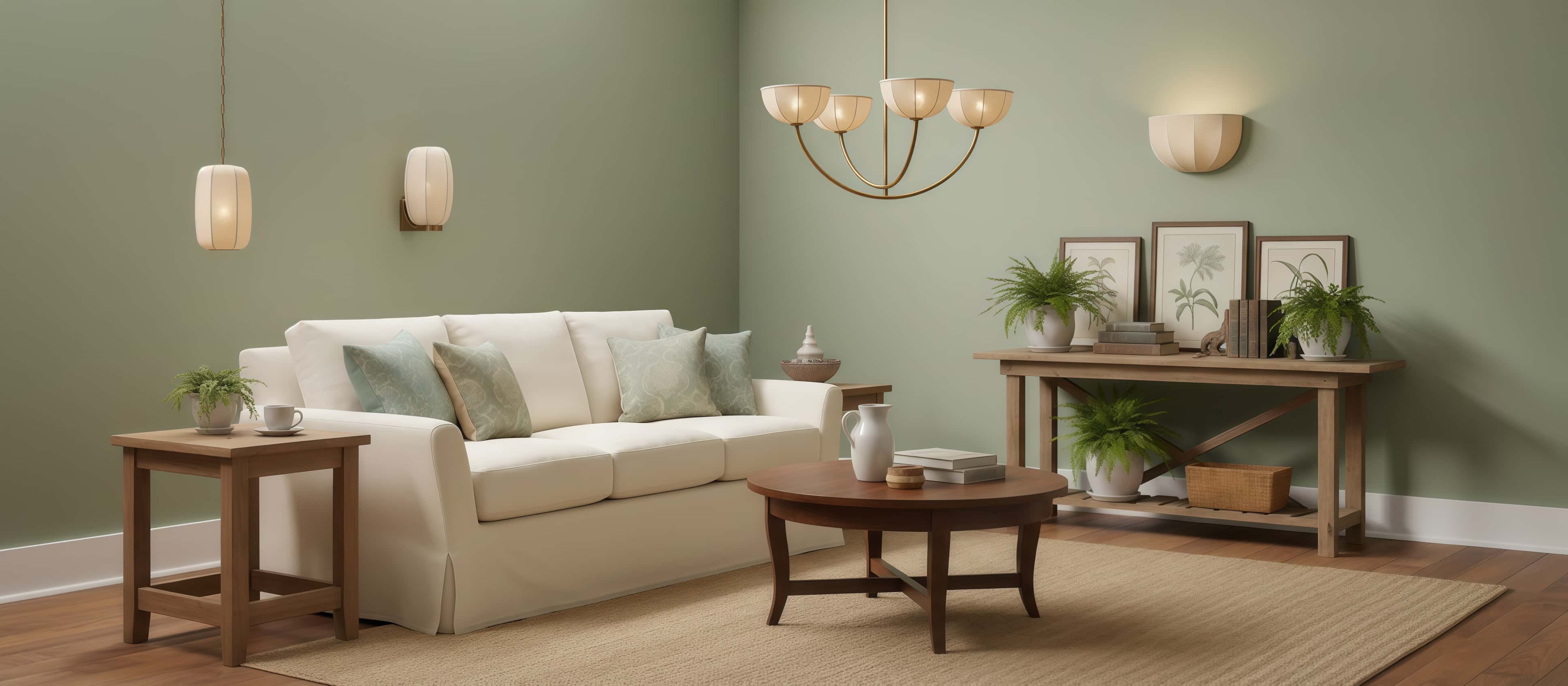 Loomis lighting series in a coordinated room setting