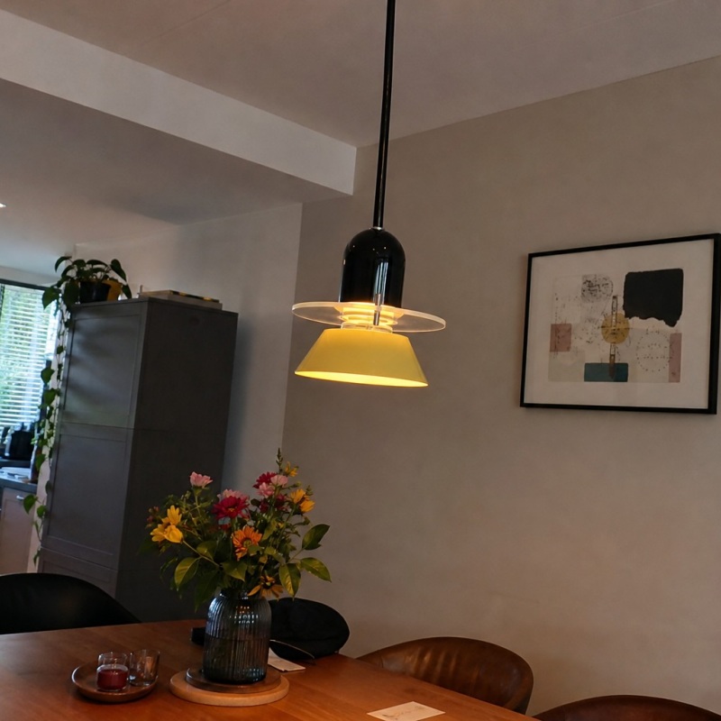 Customer photo of pendant light above a table
