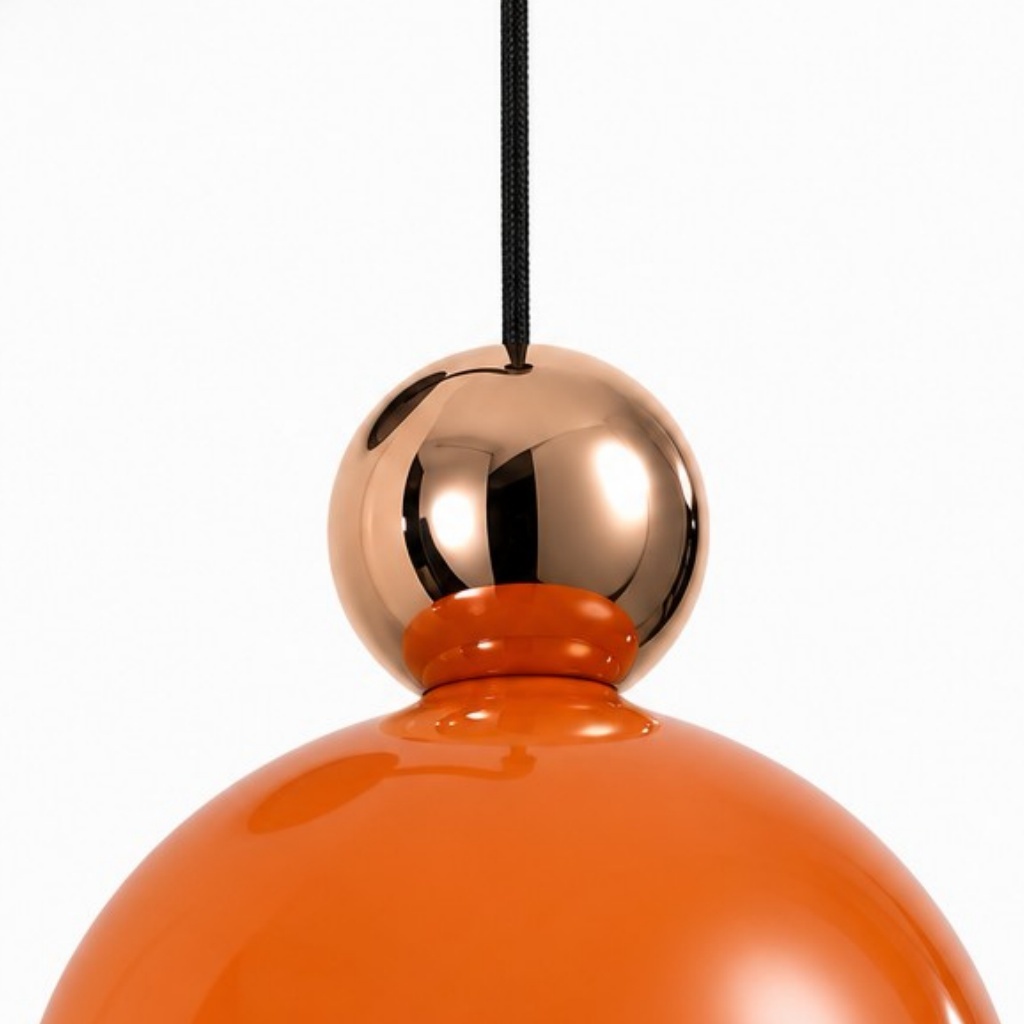 Glintap pendant lamp touch control sphere detail