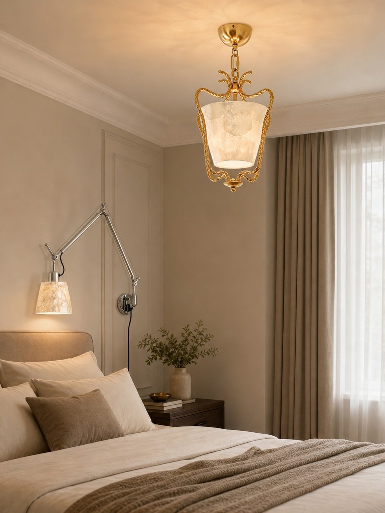 Lunavera ceiling light styled in a living room