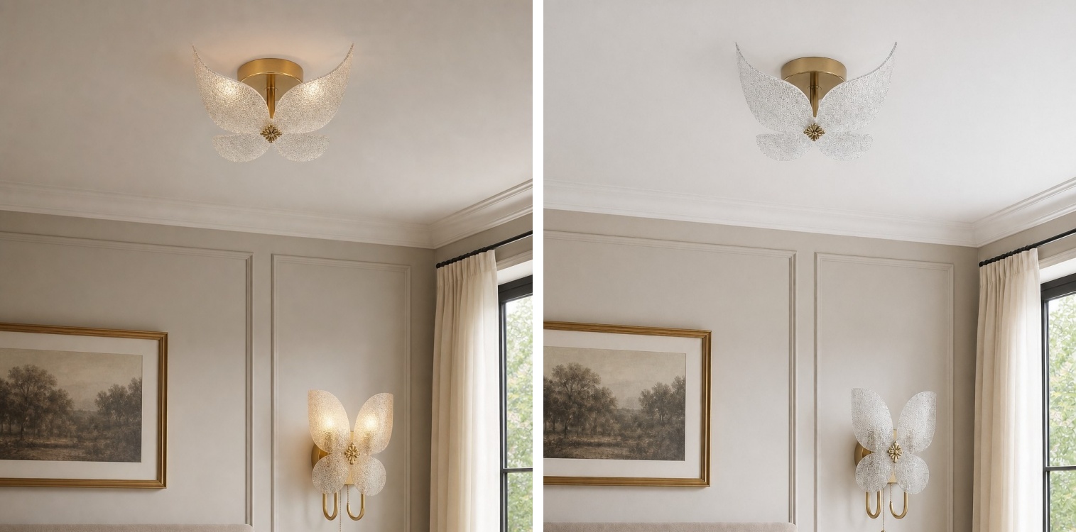 Lucenda chandelier room lighting scene