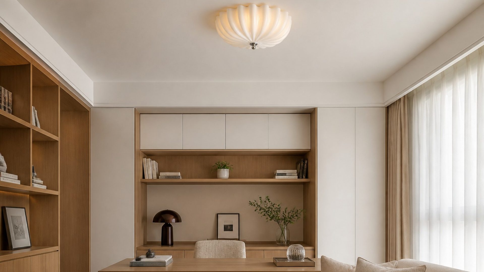 Durnic ceiling light in an inspiring modern room