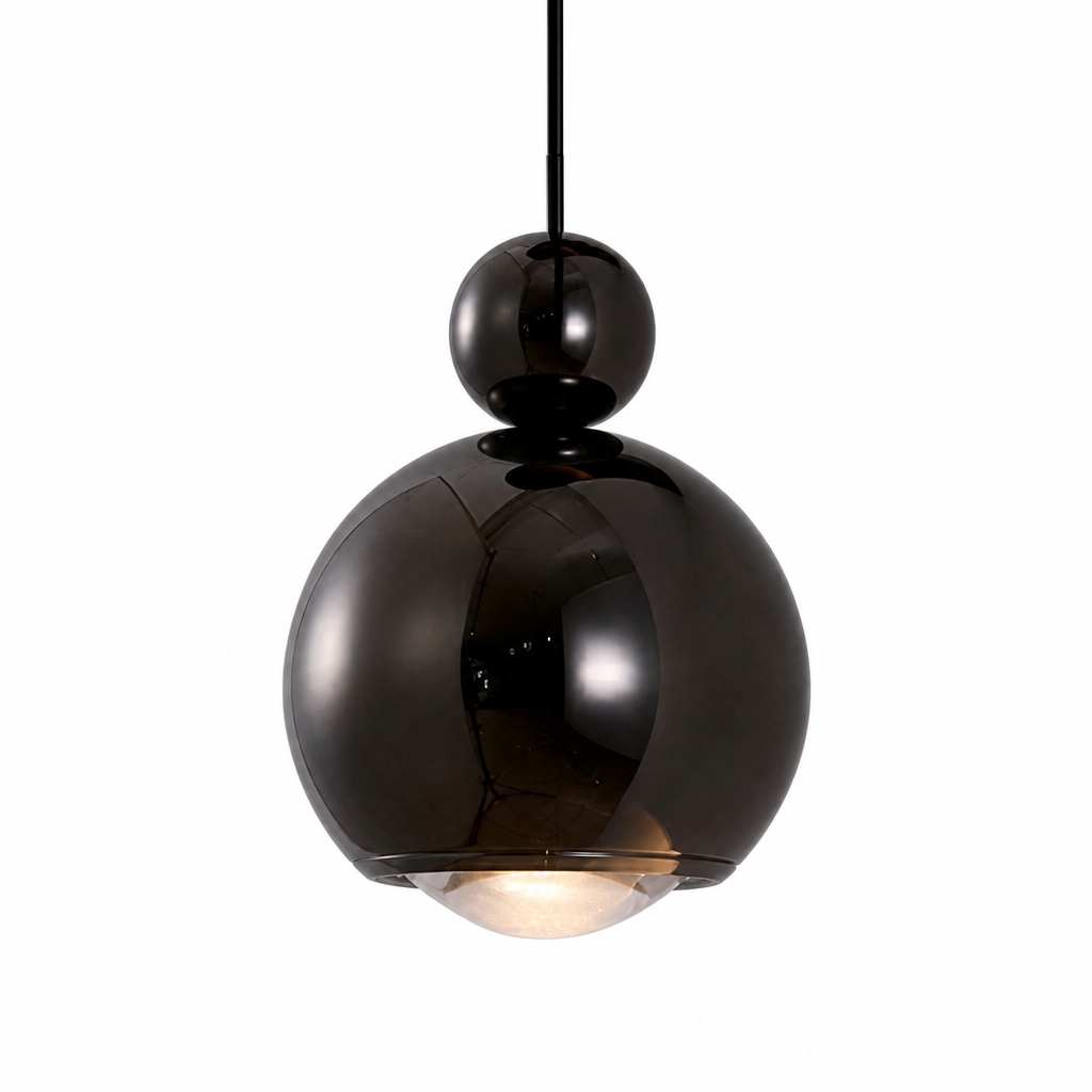 Pendant globe shade detail