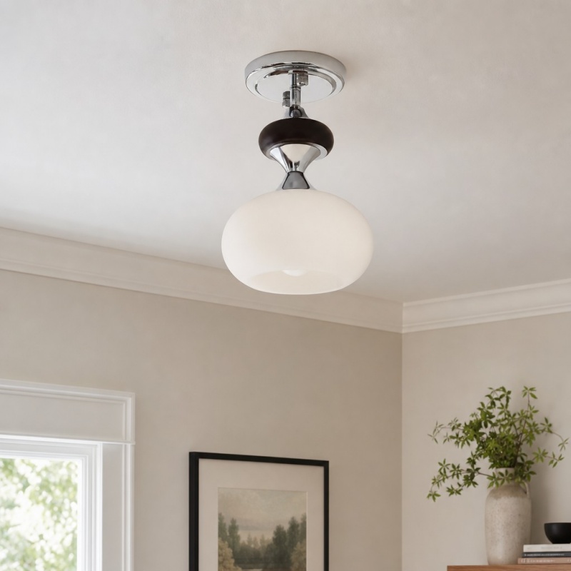 Valesey ceiling lamp in a room with plants