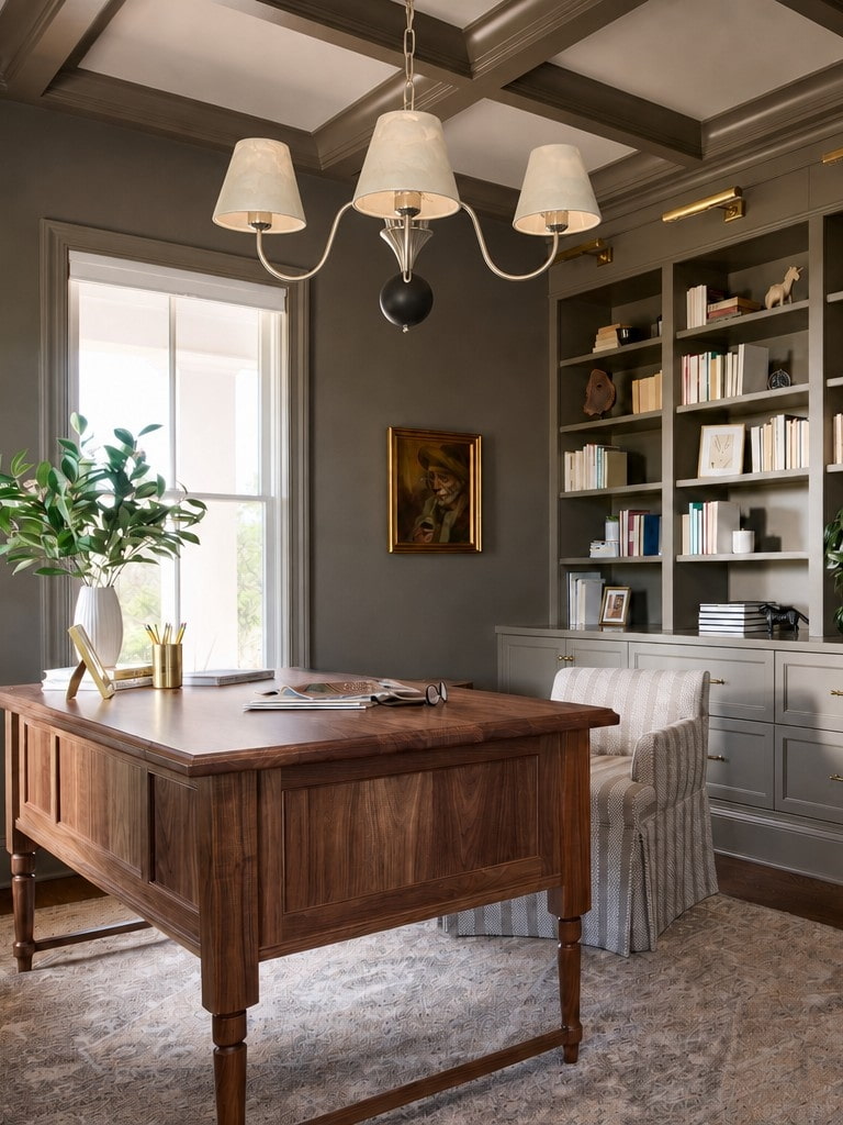 Micahell lighting in a softly styled interior