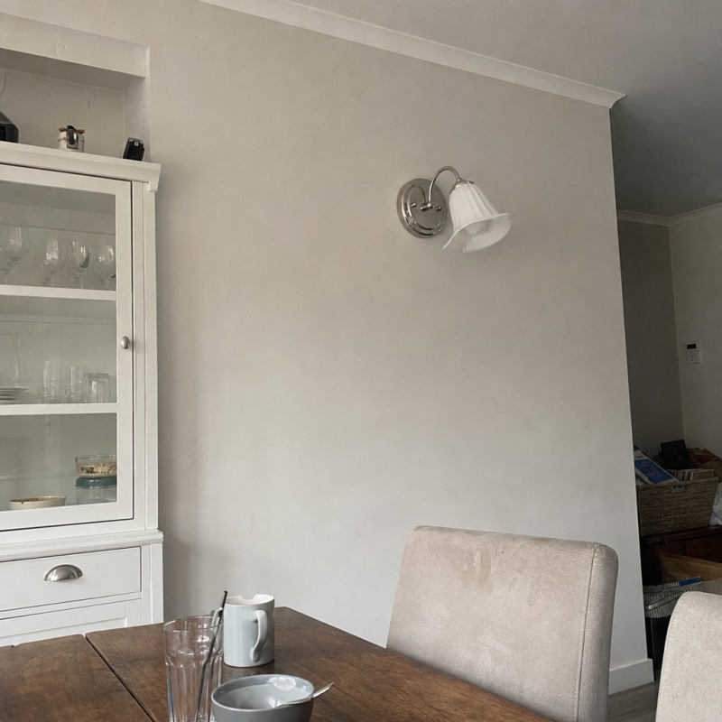 Customer room with Celvane wall lamp