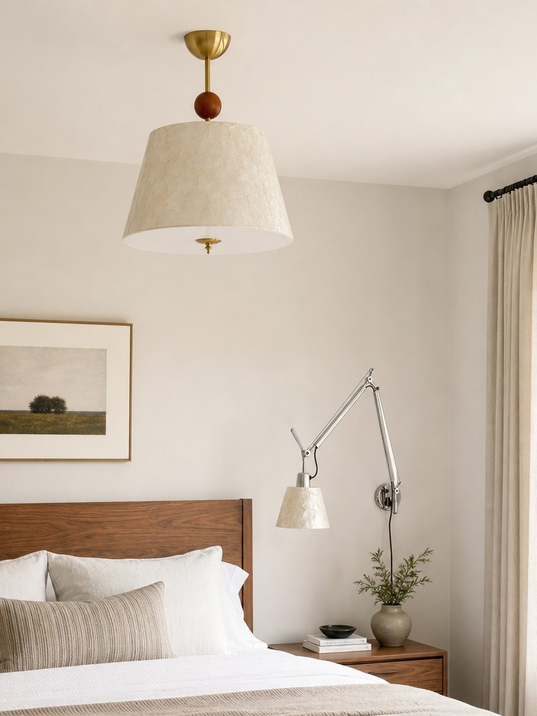 Lunavera ceiling light in a bright home interior