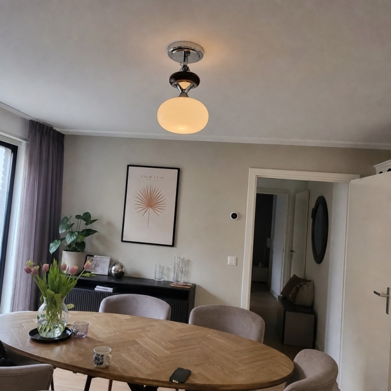 Customer dining room with Valesey ceiling lamp