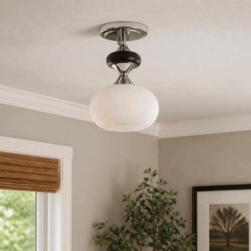 Valesey ceiling lamp over a cozy room corner