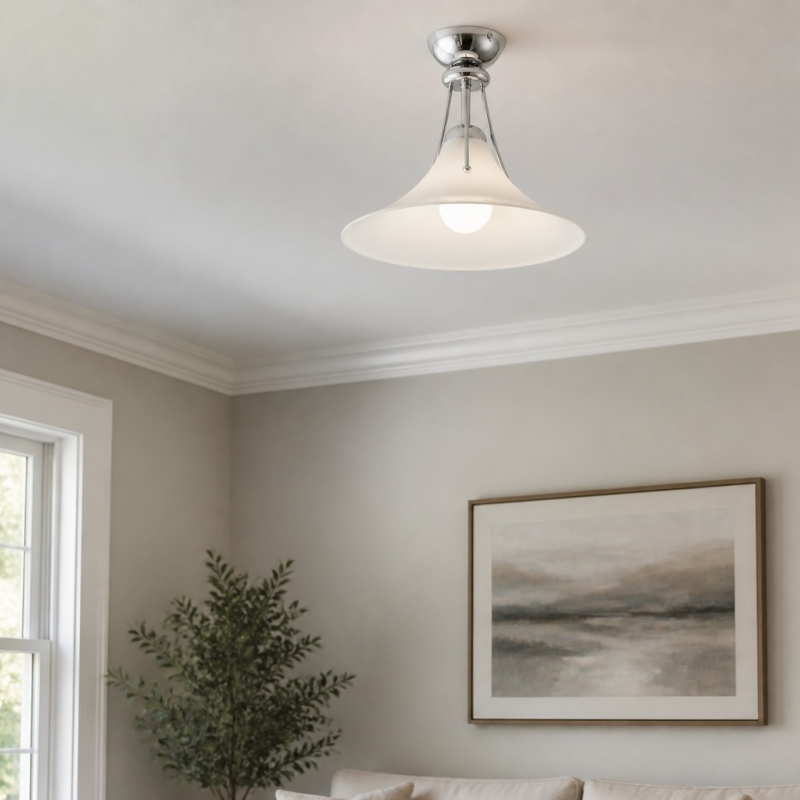 Kallera Magnolia Ceiling Light installed in a room