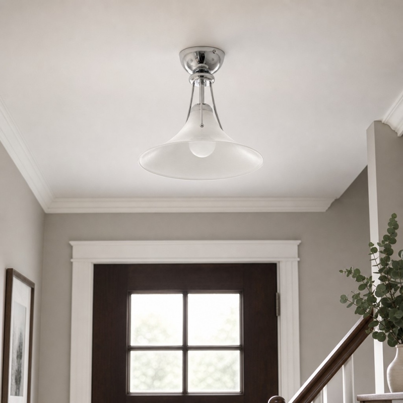 Kallera Magnolia Ceiling Light above an entry area