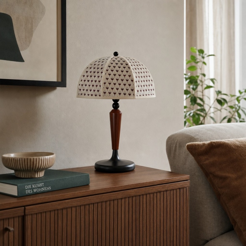 Fennary table lamp styled in a room
