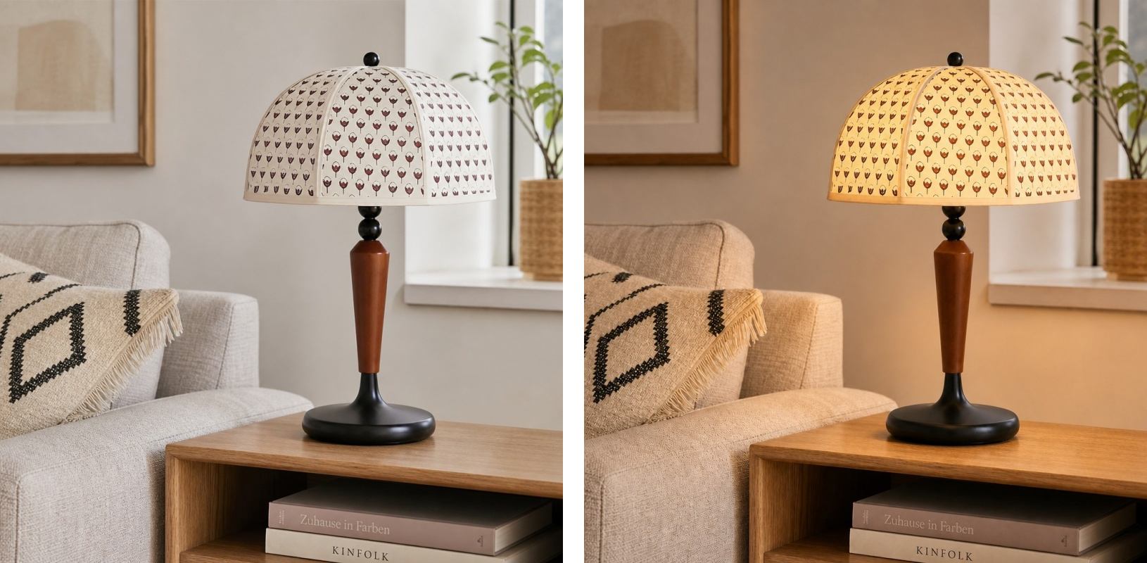Fennary lamp switch light comparison