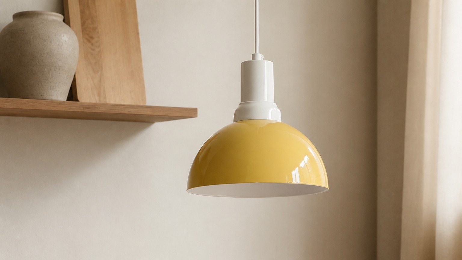 Rummia artistic flower bud pendant lamp in a calm interior setting