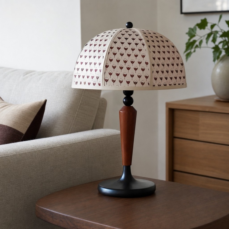 Fennary table lamp beside a sofa