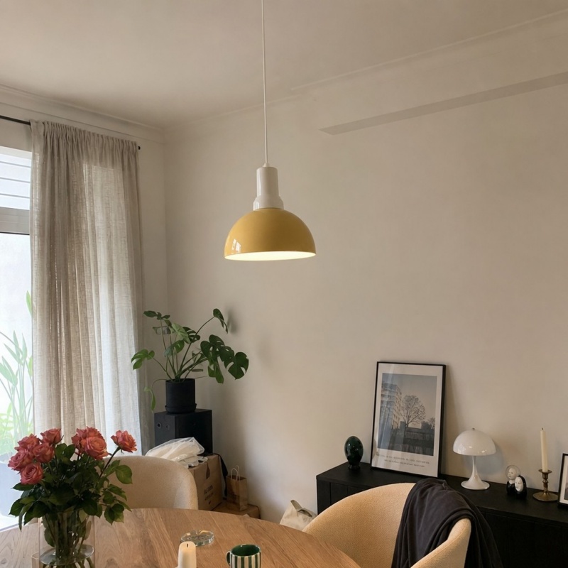 Customer interior showing Rummia pendant lamp in a dining area