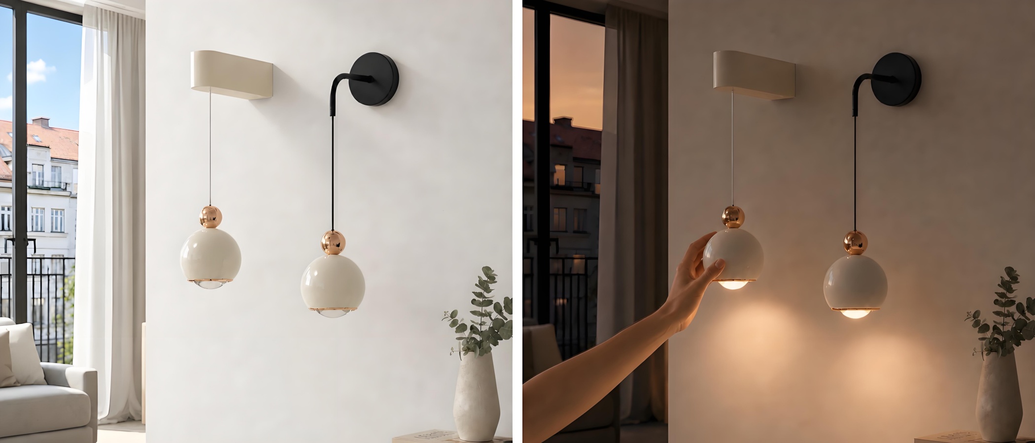 Glintap pendant lamp ambient scene