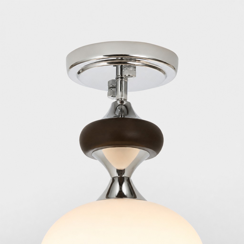 Close-up of the Valesey ceiling lamp hardware