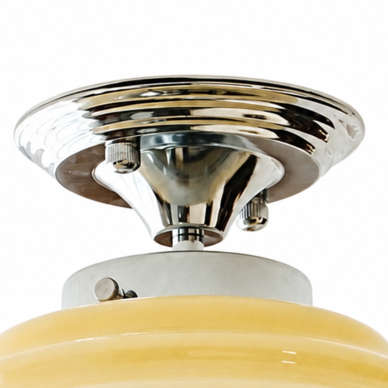 Chrome ceiling plate detail